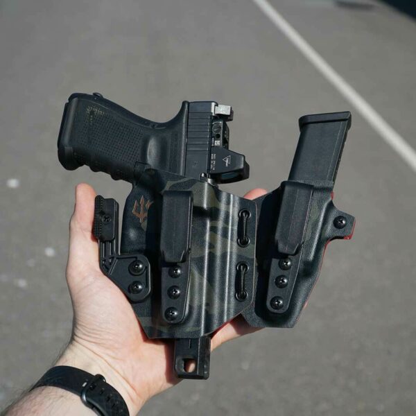 Black Trident Guardian Kydex Pistolen Holster Waffenholster Glock multicam black