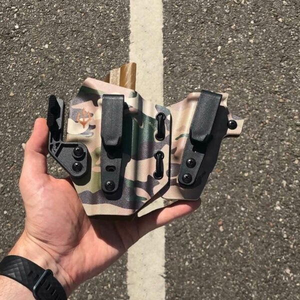 Black Trident Guardian Kydex Pistolen Holster Waffenholster Glock multicam