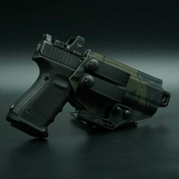 Black Trident Viking Kydex Pistolen Holster Waffenholster Glock multicam black