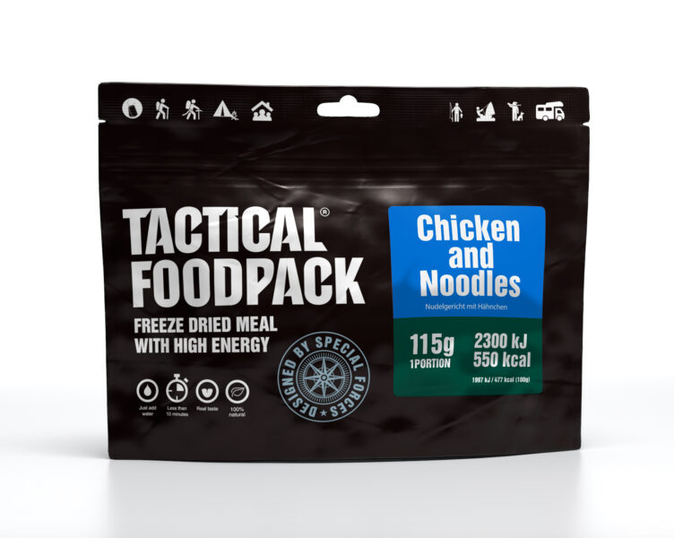 Chicken and Noodles Tactical Foodpack outdoornahrung hiking food