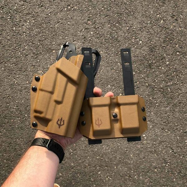 Magazintasche 9mm pistole p8 glock kydex holster
