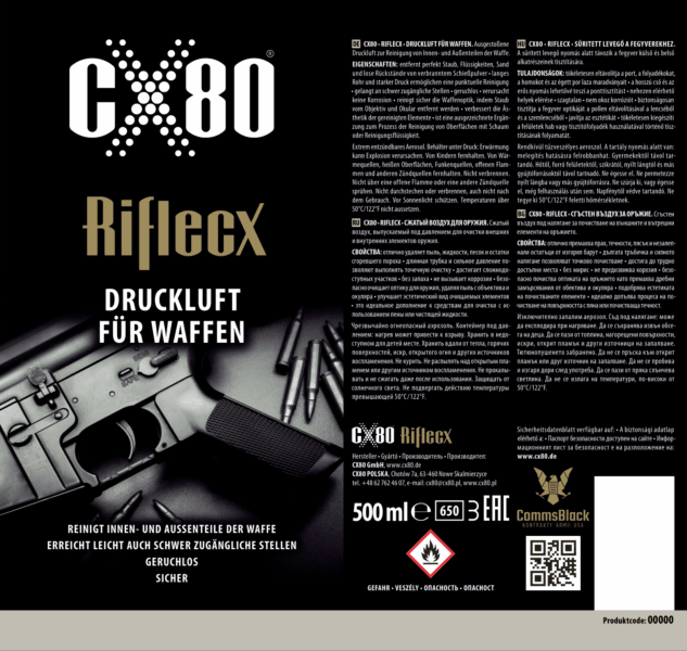 RIFLECX Druckluft für Waffen 500 ml DE 08 09 2021 8