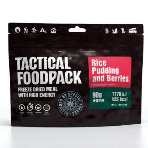 Rice pudding berries Tactical Foodpack outdoornahrung hiking food 450x450