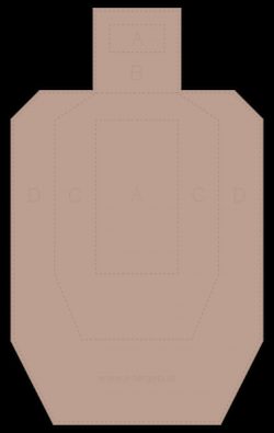 Metric Cardboard Target (20 Stk.)