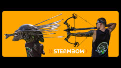 Steambow Fenris Komplett Set mit Pfeilen Laser und Red dot