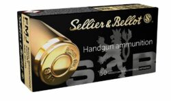 Sellier & Bellot 9mm kurz (.380 AUTO) Vollmantel (FMJ) 6g/124grs. 50er Pkg