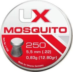 UX Mosquito Flachkopf cal. 5,5 mm 0,83g geriffelt