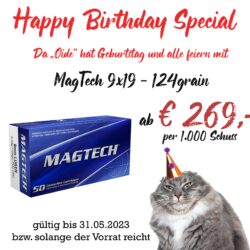 !! Birthday Special !! MagTech 9x19 - 124 grain