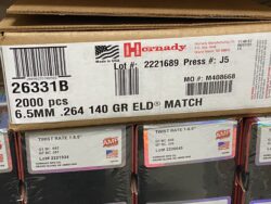 Hornady 6,5mm/.264 140gr ELD-Match