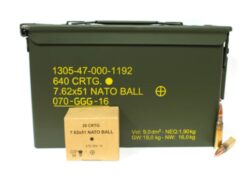 7.62 x 51 NATO BALL M80 GGG (.308 Win.)