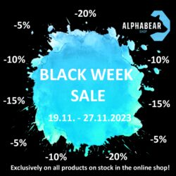 Black Week Sale bei Alphabear-Shop