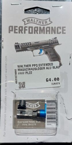 Magazinauslöser Extended Walther PPQ