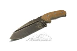 Wander Tactical Smilodon Khaki feststehendes Messer mit wuchtiger 6mm D2 Werkzeugstahl Klinge