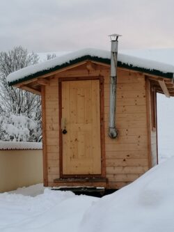 Jagdhütte winterfest