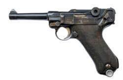 Luger P08 (Mauser) S/42 1937 Nummerngleich, Parabellum-Pistole